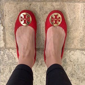 Beautiful bright red flats!